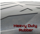 SteelVision (2 Pieces) Black Semi Truck and Trailer Mud Flaps, Rubber Mud Flap for Semi Trucks - Chevron, 24" x 36" Heavy Duty Rubber Pair Mud Flaps, Thickness: 1/4 inch, 2 pcs (3 size available 24 x 36, 24 x 30, 24 x 24 inch)